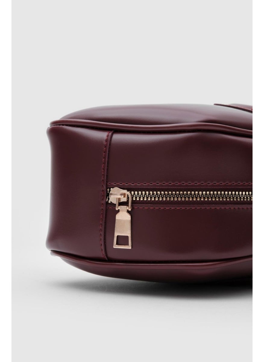 Shule Bags Miu Claret Red Baguette Bag  - Image 4