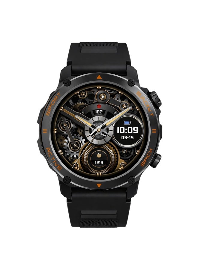 Oteeto Watch 7 Pro Smart Watch with 1.43-Inch AMOLED Display, Bluetooth Calling, Health Monitoring, Sports Modes, Long Battery Life - Black - Image 2