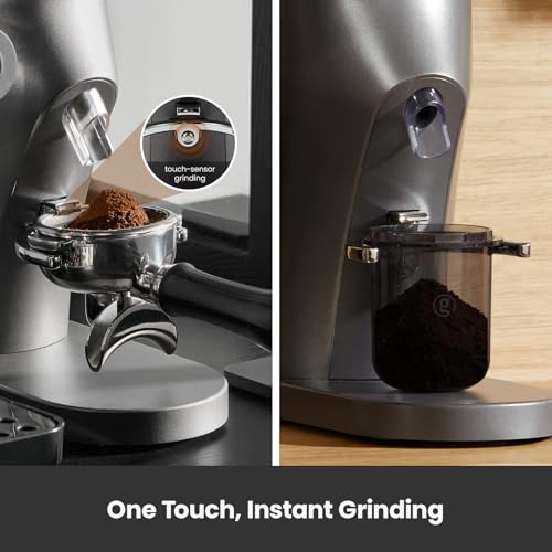 Gemilai Electric Conical Burr Coffee Grinder, Coffee Bean Grinder with Smart 60S Timer, 60 Precise Adjustable Grind Settings for Espresso, 2-12 Cup, Easy to Clean, Durable & Quiet, G9010B Grey - Image 3