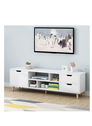 Cabinet, modern TV cabinet, TV table storage rack, simple TV cabinet rack, modern TV cabinet with drawers, living room background storage cabinet (140*30*38cm, warm white) - pzsku/ZCEB91D2FA107F98BA774Z/45/1746214755/e456cf64-2608-498b-ad82-e0c86dfc7ccf