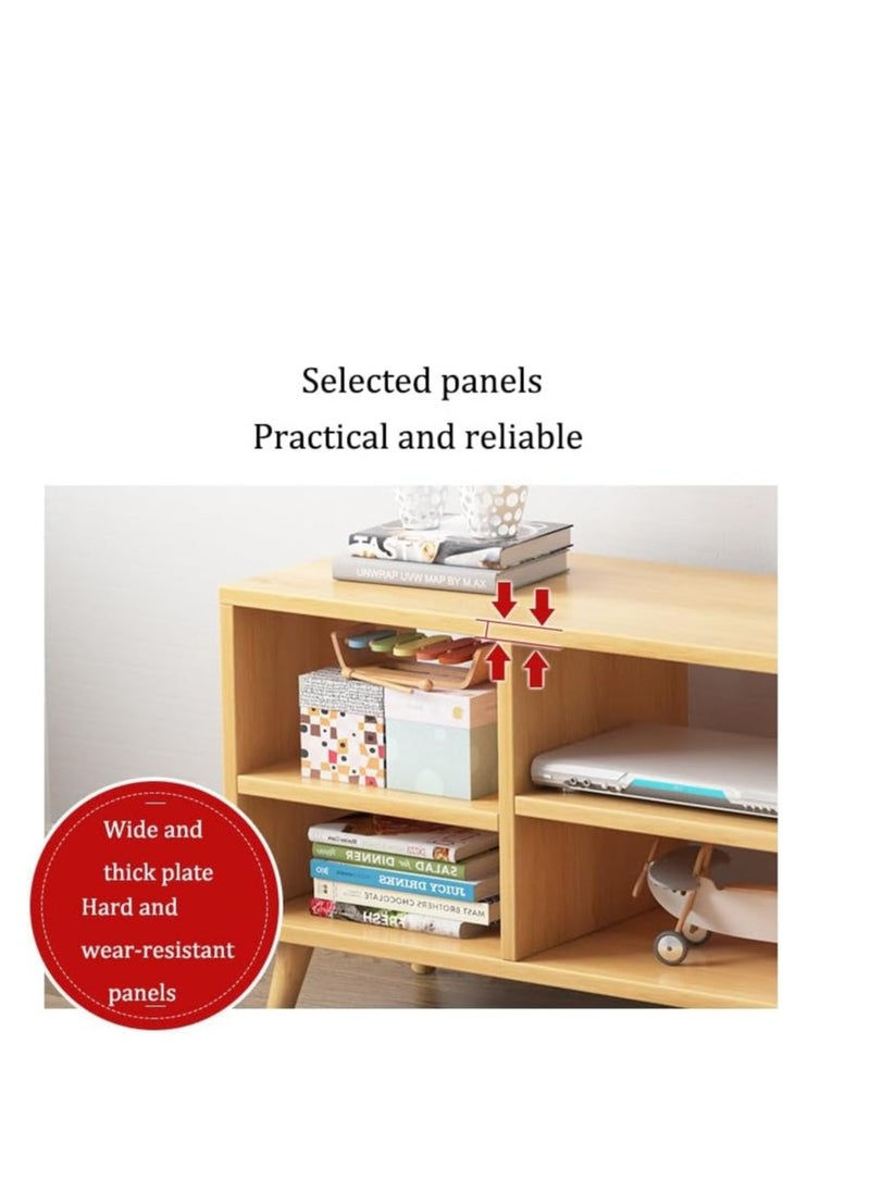 Cabinet, modern TV cabinet, TV table storage rack, simple TV cabinet rack, modern TV cabinet with drawers, living room background storage cabinet (140*30*38cm, warm white)