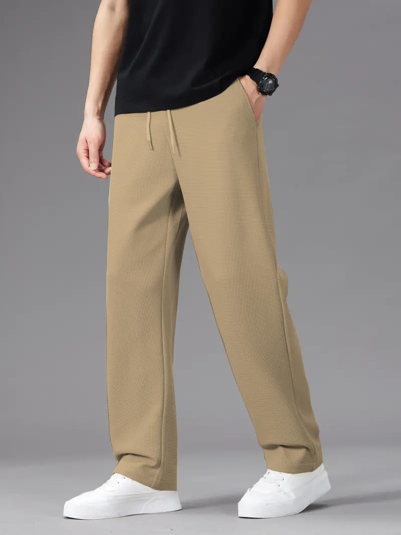 JVX Trouser for Men || Casual Trouser || Track Pant for Men || Trackpants || Mens Track Pant (TROUSER-03) (in, Numeric, 36, Khakhi) - Image 3