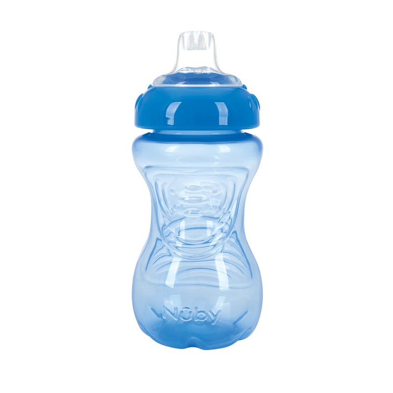 Nuby No-Spill Gripper Cup, Sippy Cup for Baby and Toddler, 10 Ounce, Colors May Vary, 5" - Image 5