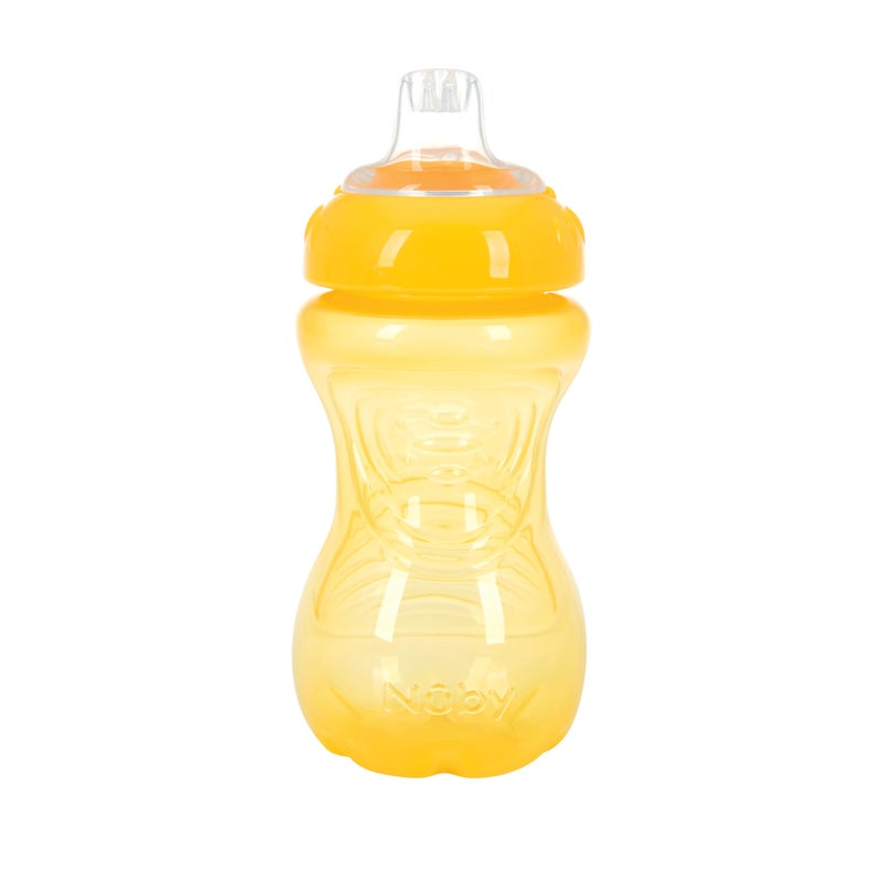Nuby No-Spill Gripper Cup, Sippy Cup for Baby and Toddler, 10 Ounce, Colors May Vary, 5" - Image 2
