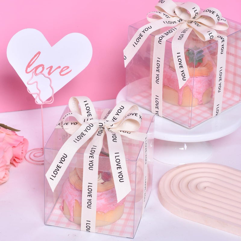 Ribest I Love You Cotton Ribbon for Gift Wrapping Crafts Flower Bouquet Party Decoration 5/8 Inch x 10 Yard - Image 4