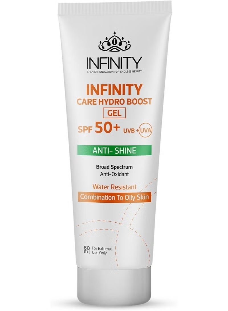إينفينيتي إنفينيتي كير هيدرو بوست جل  بعامل حماية من الشمس 50+ مضاد للمعان 60 مل
