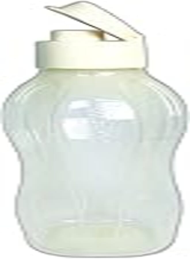 Tupperware EcoEasy to Go 750 ml Light Yellow Drinking Bottle Eco Bottle EcoEasy Clip Closure
