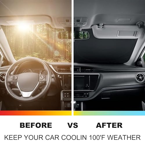 Hudiriy Car Roof Windows Sun Shade Compatible with Ineos Grenadier 2020-2024 Skylight Glass sunshades Foldable UV Reflector Auto Window Sunshade Visor Shield Cover (Style A) - Image 2