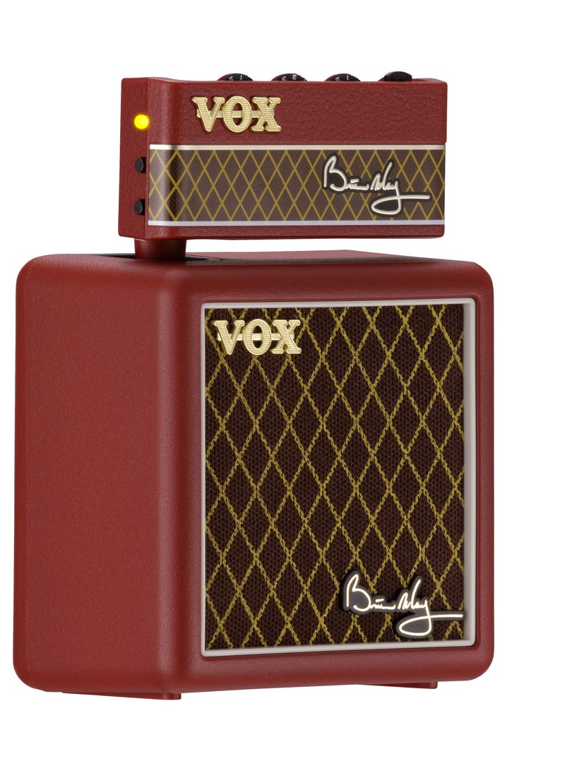 Vox AP-BM | amPlug Signature Series | Practice & Mini Amps | Brian May Limited Edition | AC30 Treble Booster Modeling | Stereo Delay Phaser Chorus | Built-In Rhythms | Red Special Inspired Finish - Image 3