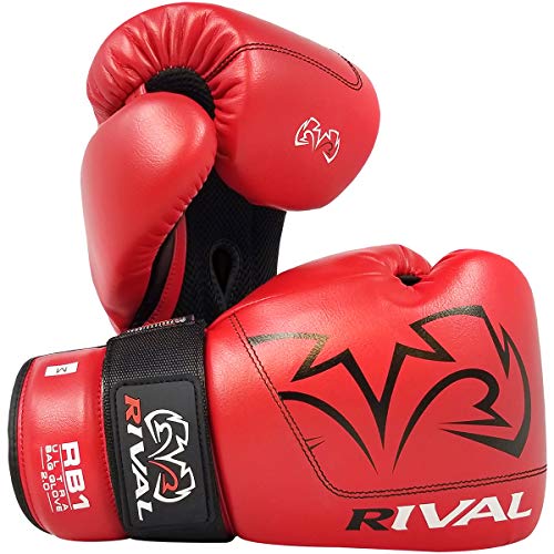 RIVAL Boxing RB1 2.0 Ultra Bag Gloves, Hook and Loop Closure, Super-Resistant Microfiber, High-Density Foam, Breathable Mesh Palm - Image 1