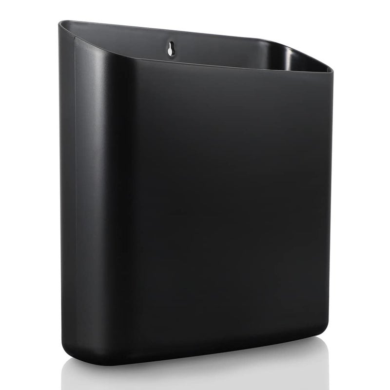 Picowe Magnetic Laundry Storage Large Lint Holder Bin for Laundry Room SpaceSaving Trash Container Hanging on Dryer Washer or Wall Mount Trash Bin Black