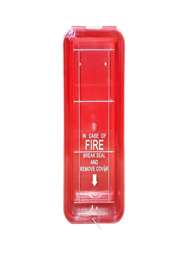 Victory Fire Extinguisher Cabinet Box Plastic Red Cabinet with Cover for 5lb 10lb Extinguisher (for 5LB Fire Extinguisher) - Image 1
