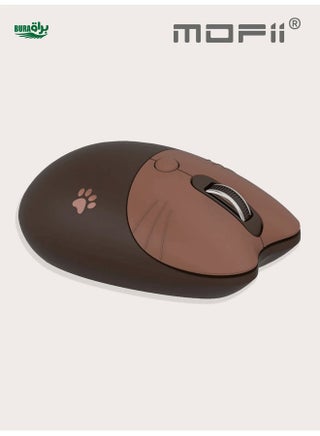 MOFII M3 Wireless Mouse With Lightweight And Cute Cat Paw Pattern And Cat Ear Shape, Suitable For Windows, PC, Laptops, Desktops, Coffee Brown - pzsku/ZCEB99B468404208F2BC7Z/45/_/1732193478/22d09ded-5b47-43f3-afd2-7f697296e468