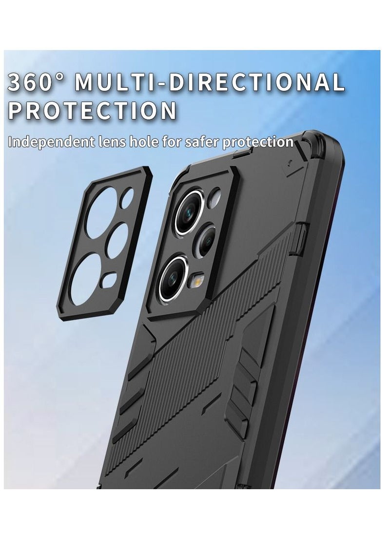 يوارب كينج Redmi Note 12 برو 5G الأسود الهاتف الخليوي قذيفة واقية من الصدمات  - Image 4