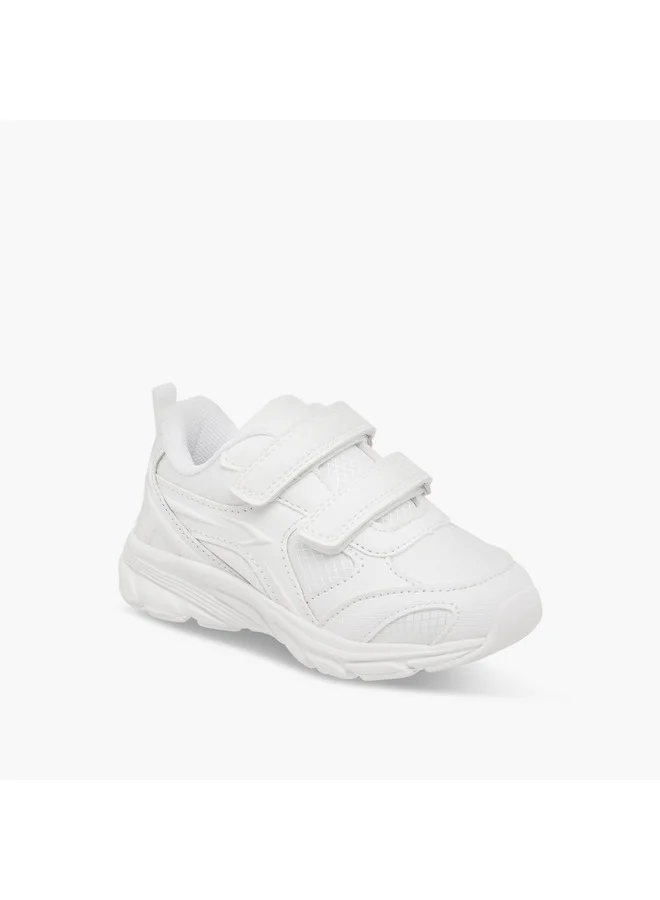 Dash Unisex Panelled School Shoes with Hook and Loop Closure