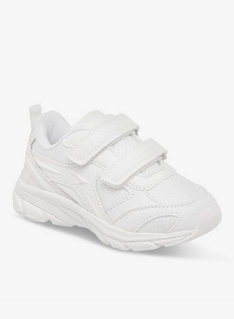 Dash Unisex Panelled School Shoes with Hook and Loop Closure - Image 2