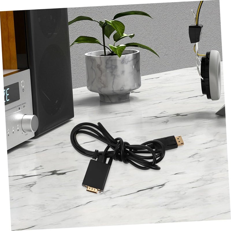 DisplayPort to VGA Cable 1.8m High-Performance Video Converter for Laptop Monitor Projector 1080p Resolution Compatible DisplayPort Devices - Image 5