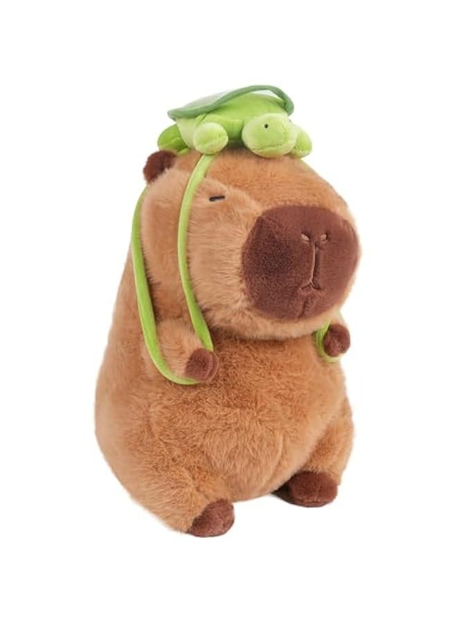 DURKU Cute 15-inch Capybara Plush Toy - Soft Stuffed Animal Doll Pillow for Kids - Birthday Gift (with Bag) - Image 1