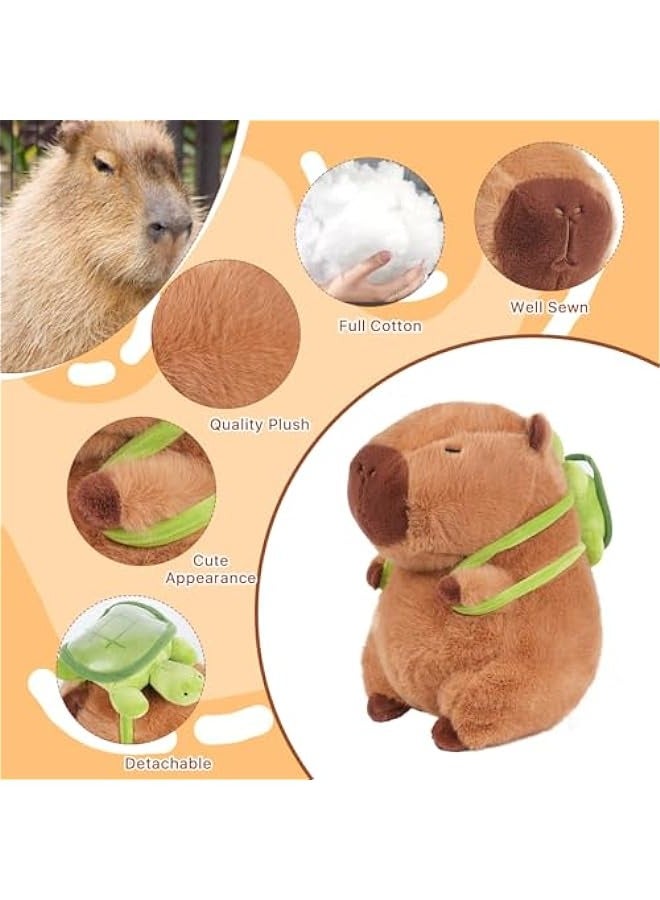 DURKU Cute 15-inch Capybara Plush Toy - Soft Stuffed Animal Doll Pillow for Kids - Birthday Gift (with Bag) - Image 2