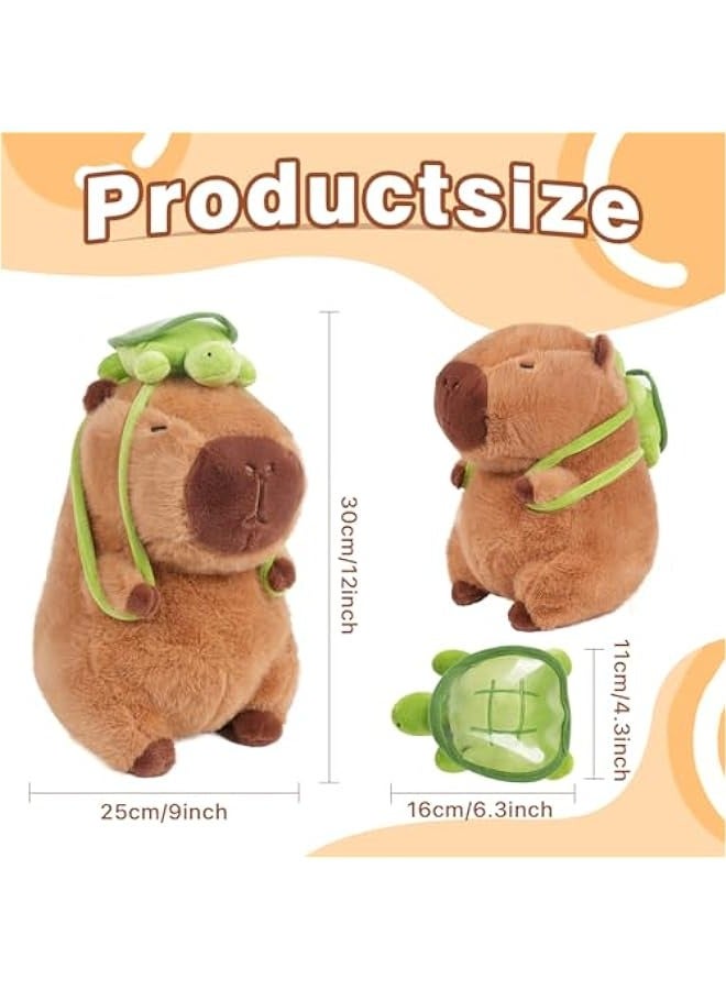 DURKU Cute 15-inch Capybara Plush Toy - Soft Stuffed Animal Doll Pillow for Kids - Birthday Gift (with Bag) - Image 3