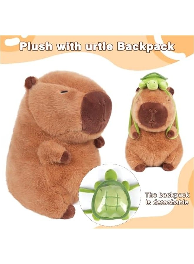 DURKU Cute 15-inch Capybara Plush Toy - Soft Stuffed Animal Doll Pillow for Kids - Birthday Gift (with Bag) - Image 4