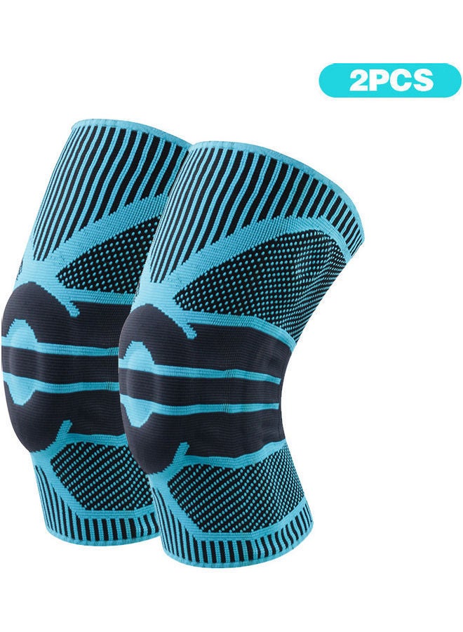 NIBEMINENT 2PCS Men Women Knee Brace Compression Sleeve Joint Support Running Hiking Kneecaps Pads M 23*5*15cm - Image 5