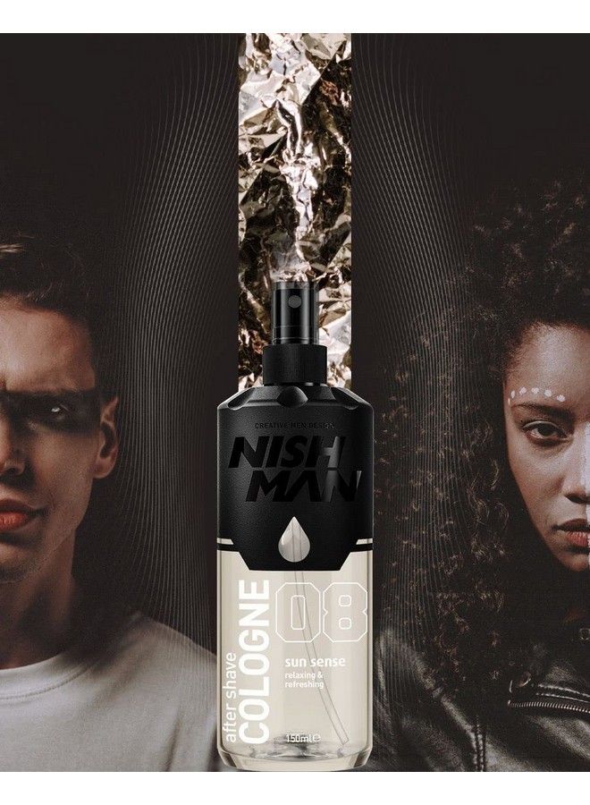 NISHMAN سلسلة بعد الحلاقة (08 سن سنس 400 مل) - Image 3