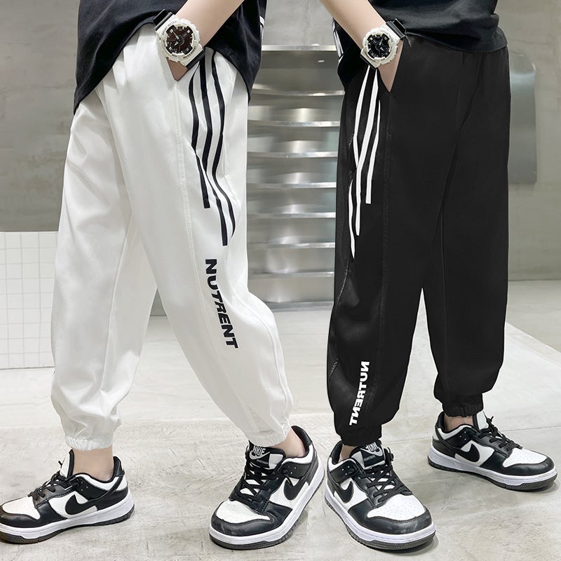 Boys' Pants Summer Children'S Thin Quick-Drying Loose Mid-Large Children'S Anti-Mosquito Boys Casual Pants Fashion - Image 3