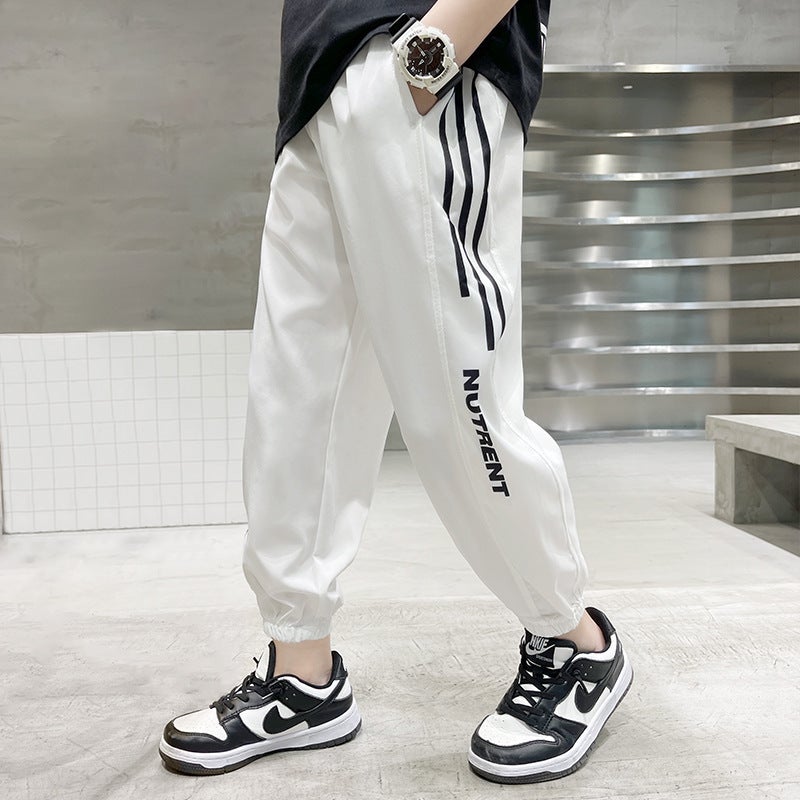 Boys' Pants Summer Children'S Thin Quick-Drying Loose Mid-Large Children'S Anti-Mosquito Boys Casual Pants Fashion - Image 4