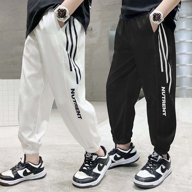 Boys' Pants Summer Children'S Thin Quick-Drying Loose Mid-Large Children'S Anti-Mosquito Boys Casual Pants Fashion - Image 2