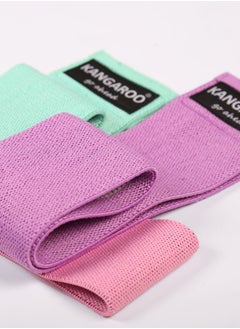 KANGAROO 3-Piece Exercise Resistance Loop Bands Set 25x2x13cm  - Image 2