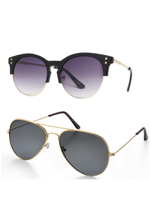 Men Sunglasses set Two Pieces Multi Design UV Protection