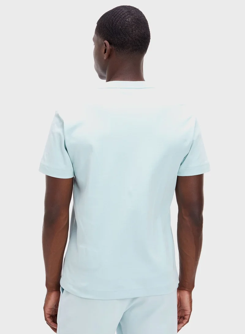 CALVIN KLEIN Micro Logo Crew Neck T-Shirt