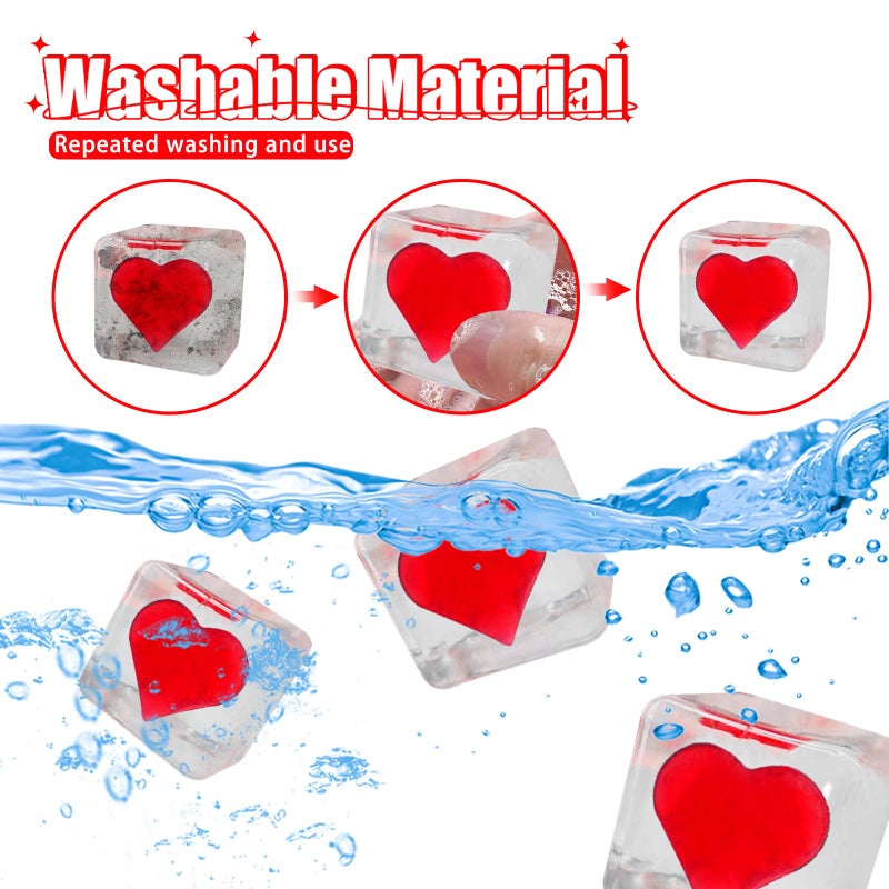 ONKULL Valentine's Day Mochi Squishy Toys Set, 12 Pack Heart Squishies with Valentines Day Cards, Stress Relief Toys with Storage Box,Classroom Exchange Cards Party Favors - Image 2
