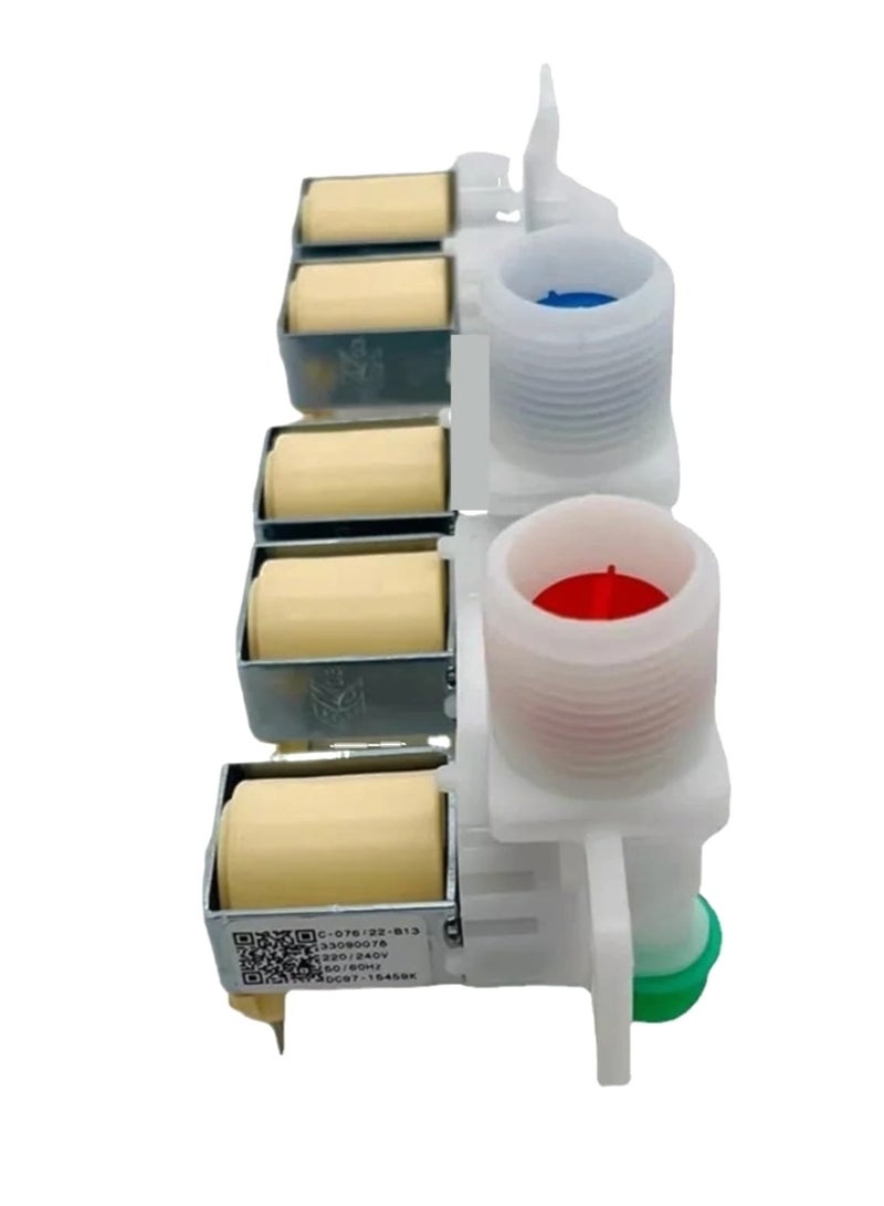 Electric Water Supply Solenoid Valve DC97-15459K For Samsung Drum Washer 220V C-076-19-B13 Washing Machine Parts 5 Heads - Image 1