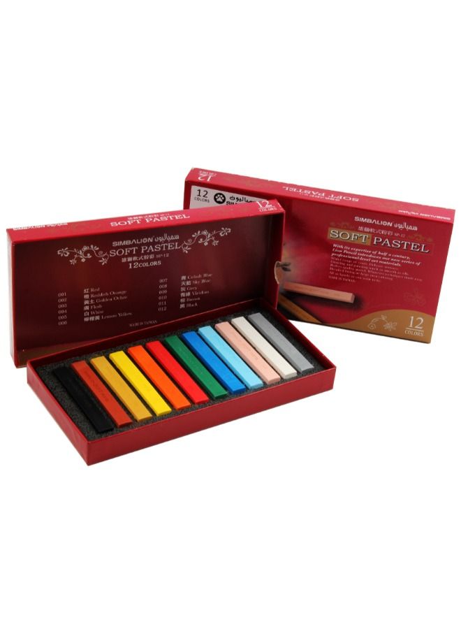 SOFT-PASTEL 12 COLORS SIMBALION