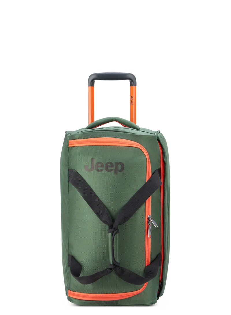 Jeep The Jeep Softcase 2-Wheel Duffle luggage trolley check-in suitcase 55cm Green, Small
