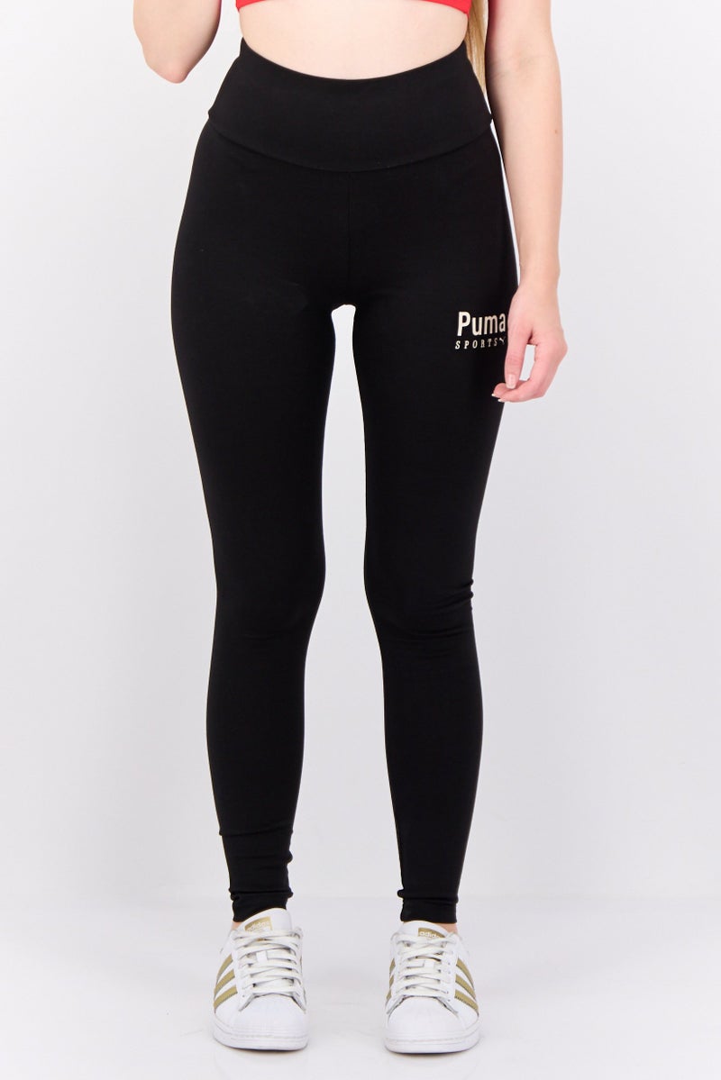 PUMA سروال ليجنغ رياضي نسائي مناسب للتدريب، أسود - Image 1