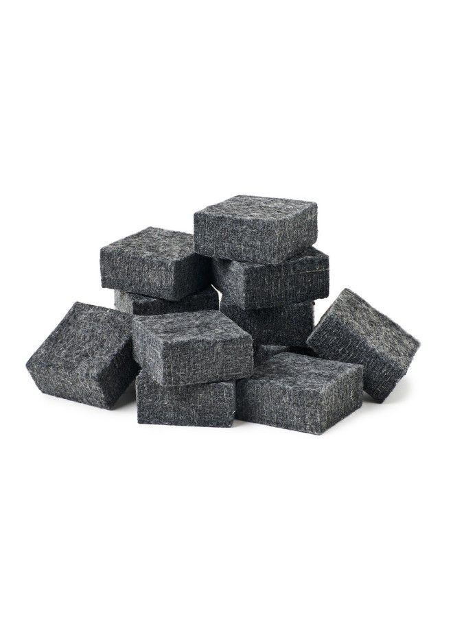 Charles Leonard Multipurpose Felt Erasers Class Pack 2 X 2 Inches Each Charcoal 12Pack (74520) - Image 3