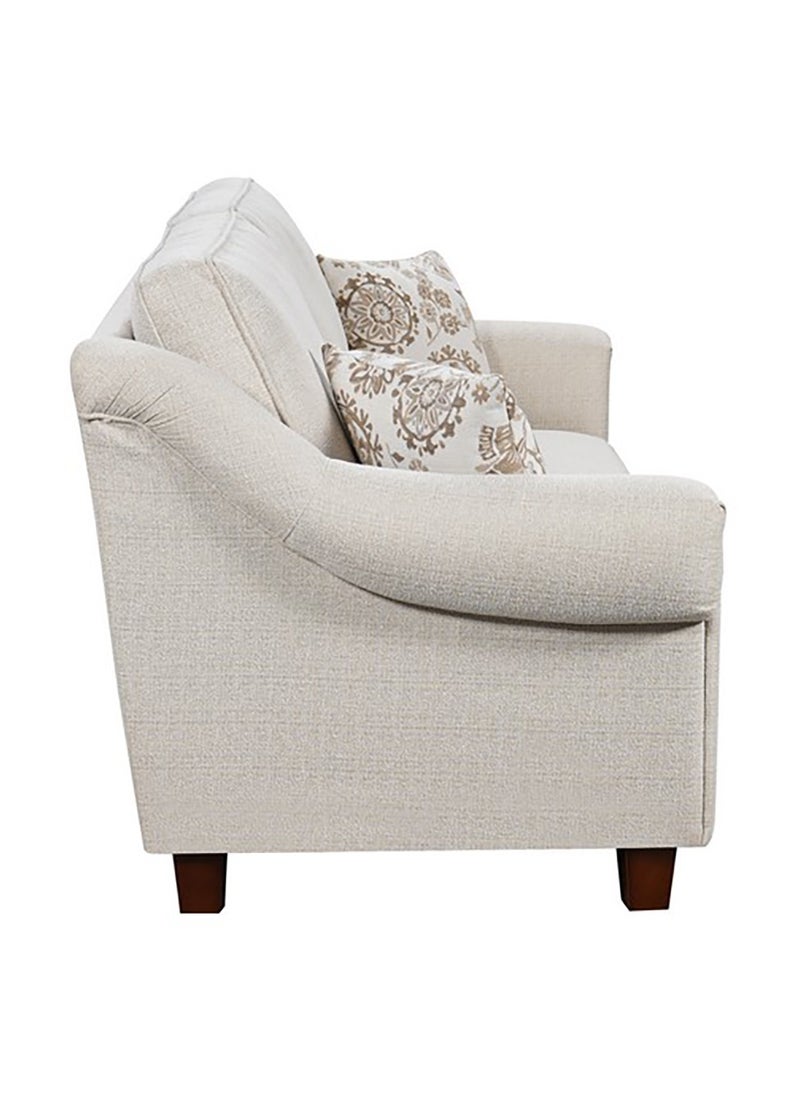 ROYALOAK Royaloak Oliver Fabric 3 Seater Sofa | Fabric Upholstery | Sofa 3 Seater | Durable & Long-lasting | Comfortable Seating Space | Sturdy Base  - Image 4