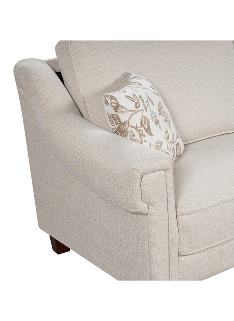 ROYALOAK Royaloak Oliver Fabric 3 Seater Sofa | Fabric Upholstery | Sofa 3 Seater | Durable & Long-lasting | Comfortable Seating Space | Sturdy Base  - Image 5