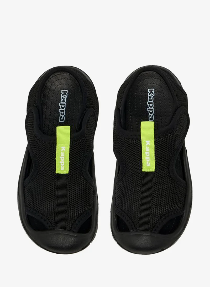 Kappa Sports Sandals With Hook & Loop Closure, Mesh Texture