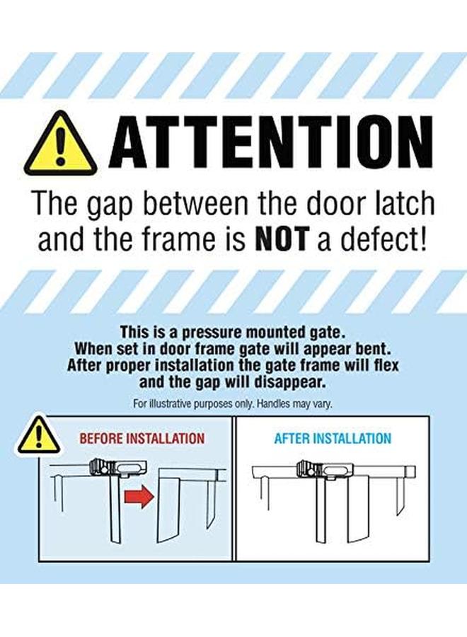 Regalo Easy Open 47 Inch Super Wide Walk Thru Baby Gate 4 To 36 Months - Image 2