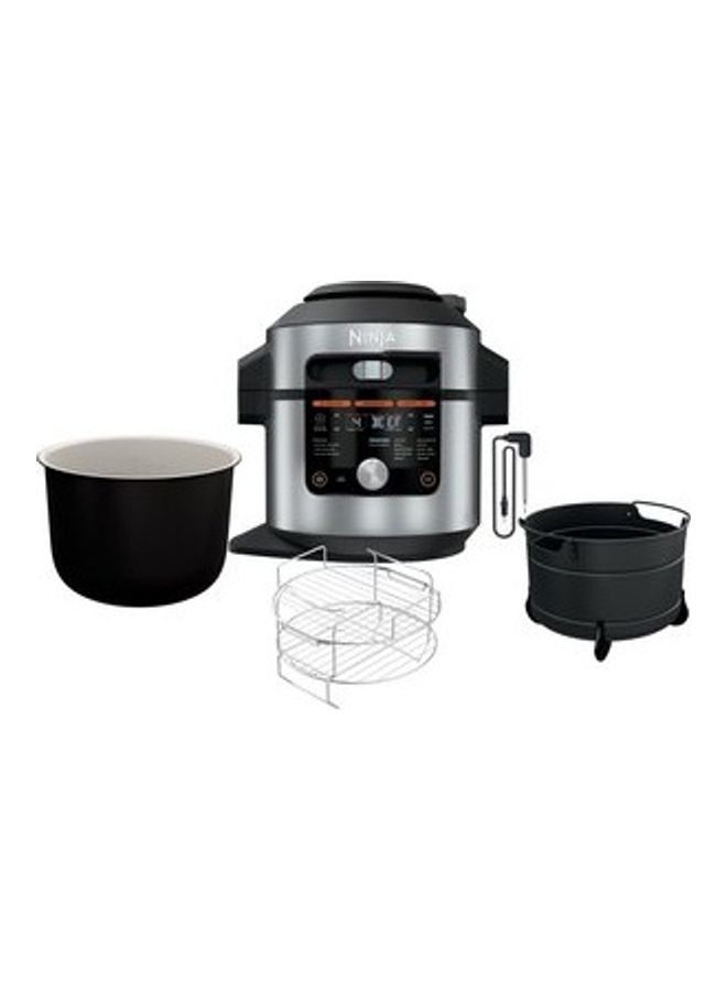 Ninja Foodi MAX 15-In-1 SmartLid Multi-Cooker 7.5L With Digital Probe, Electric Pressure Cooker & Air Fryer, Slow Cook And more, Cooks 6 Portions, Dishwasher Safe Parts 7.5 L 1760 W OL750ME silver/black - Image 1
