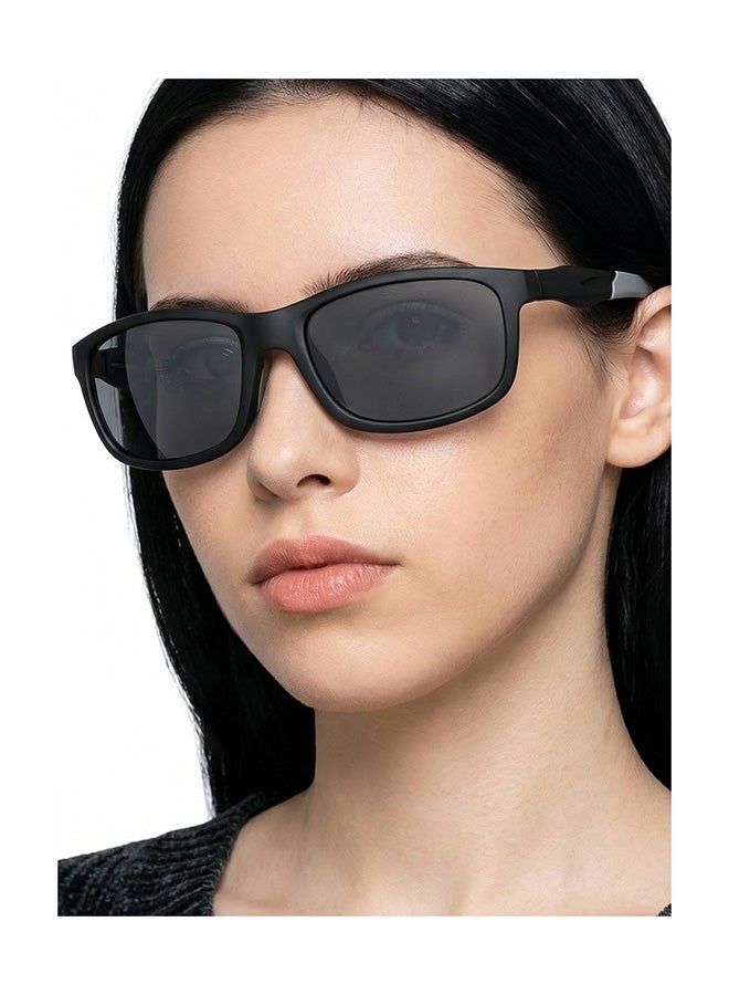 VINCENT CHASE Unisex VINCENT CHASE By Lenskart | Mirage Full Rim Sport Polarized & UV Protected Sunglasses VC S14116 - Lens Size: 58mm - Black - Image 4