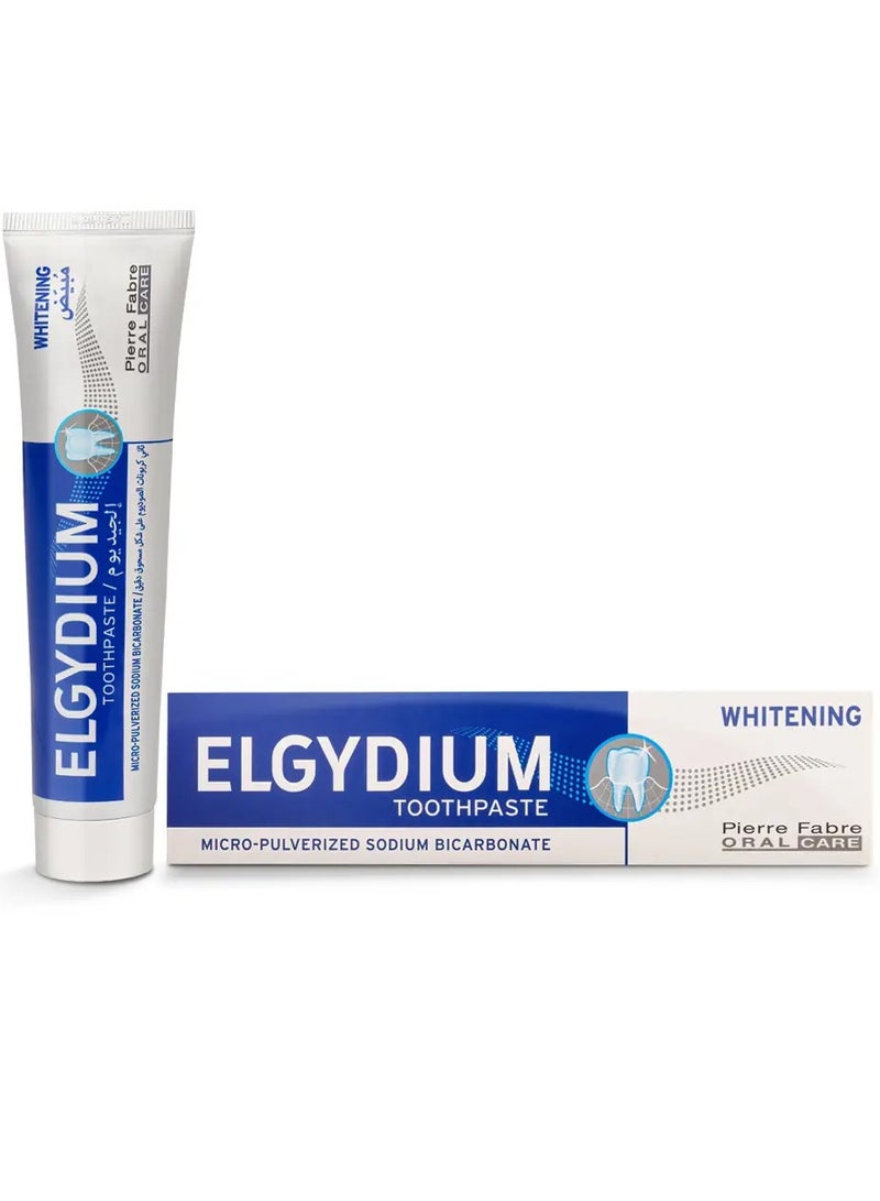 Elgydium Whitening Toothpaste 75ml Pack of 2 - Image 1