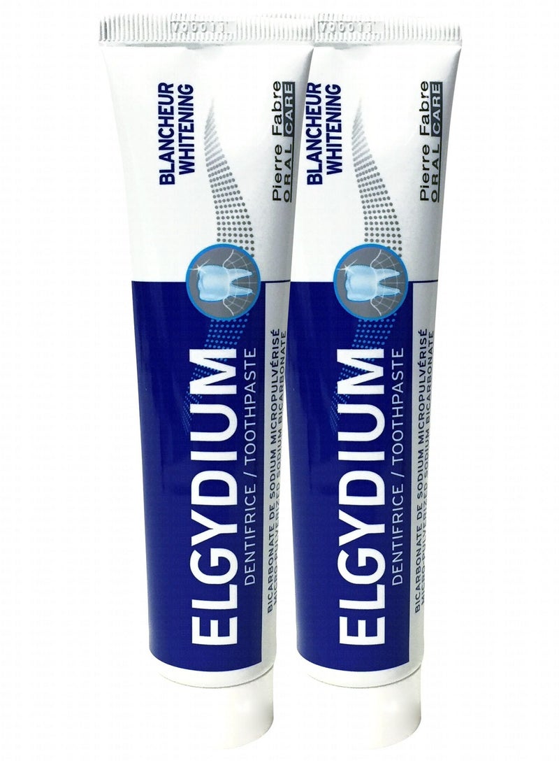 Elgydium Whitening Toothpaste 75ml Pack of 2 - Image 3