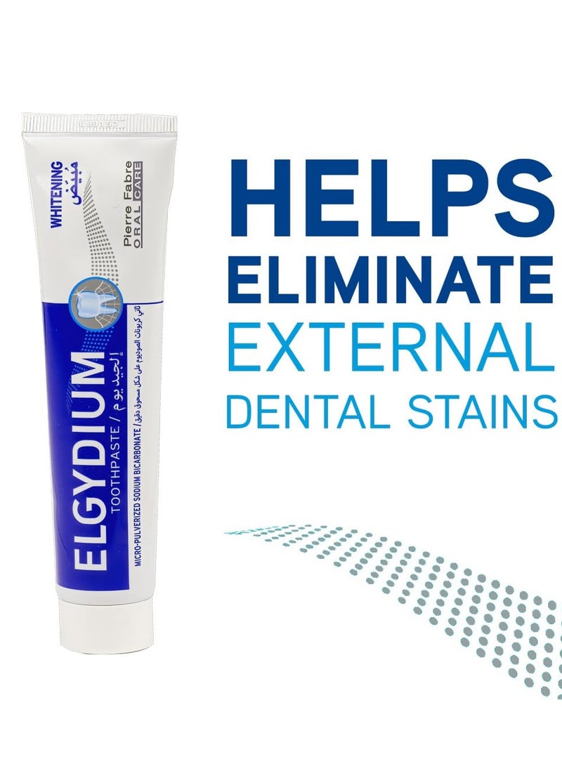 Elgydium Whitening Toothpaste 75ml Pack of 2 - Image 2