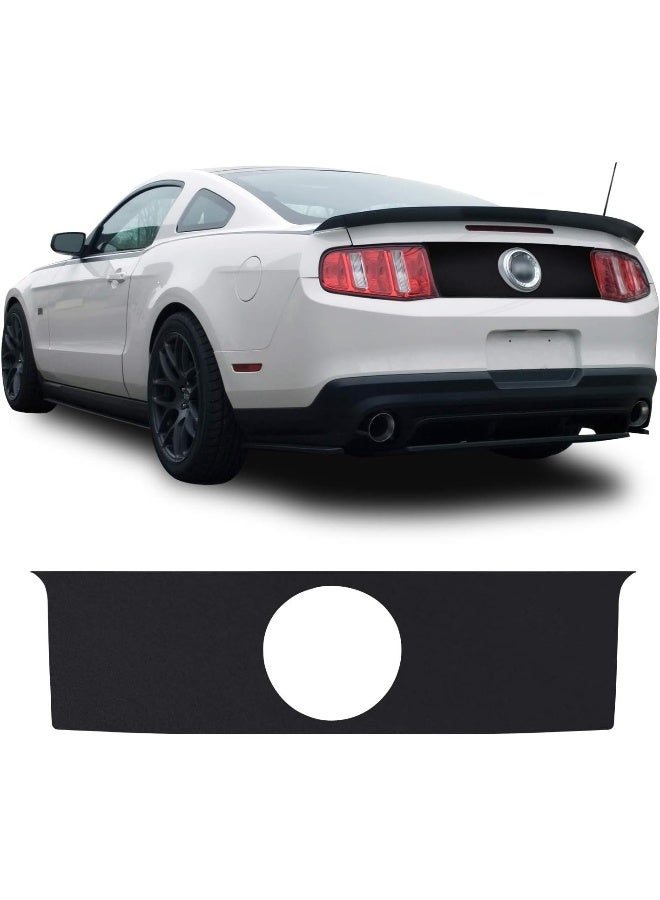 Gomu Trunk Rear Decklid Trim Overlay Pre Cut Graphic Vinyl Decal Compatible with Ford Mustang 2010 2011 2012 2013 2014 - Matte Black - Image 2