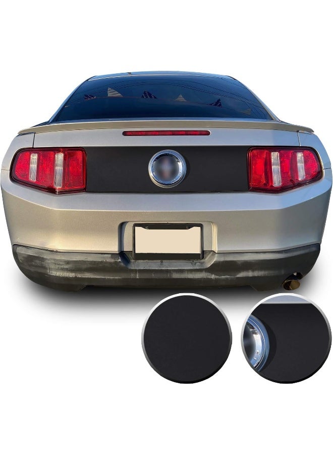 Gomu Trunk Rear Decklid Trim Overlay Pre Cut Graphic Vinyl Decal Compatible with Ford Mustang 2010 2011 2012 2013 2014 - Matte Black - Image 1